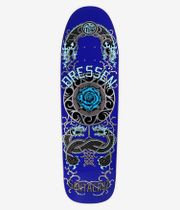 Santa Cruz Dressen Rose Crew One Shaped 9.31" Skateboard Deck (blue)