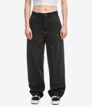 Carhartt WIP W' Brandon Double Knee Pant Maverick Jeans women (black stone washed)