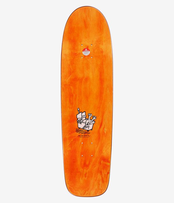 Polar Brady Mopping Surf Jr. 8.75" Tavola da skateboard (white)