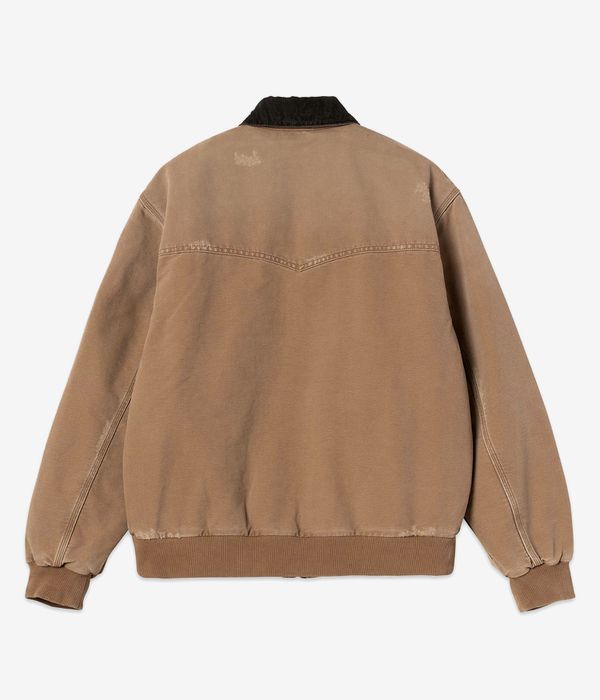 Carhartt WIP OG Santa Fe Organic Cotton Dearborn Jacke (hamilton brown tobacco grind was)