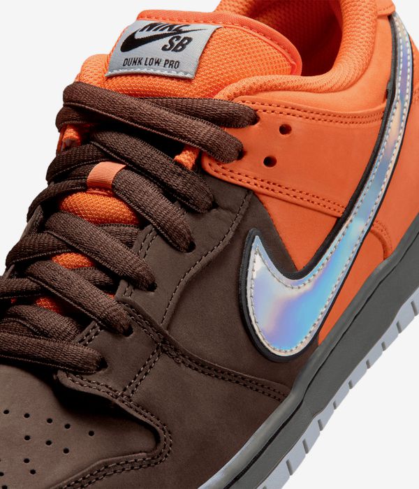Nike SB Dunk Low Pro Schoen (safety orange wolf grey baroque)
