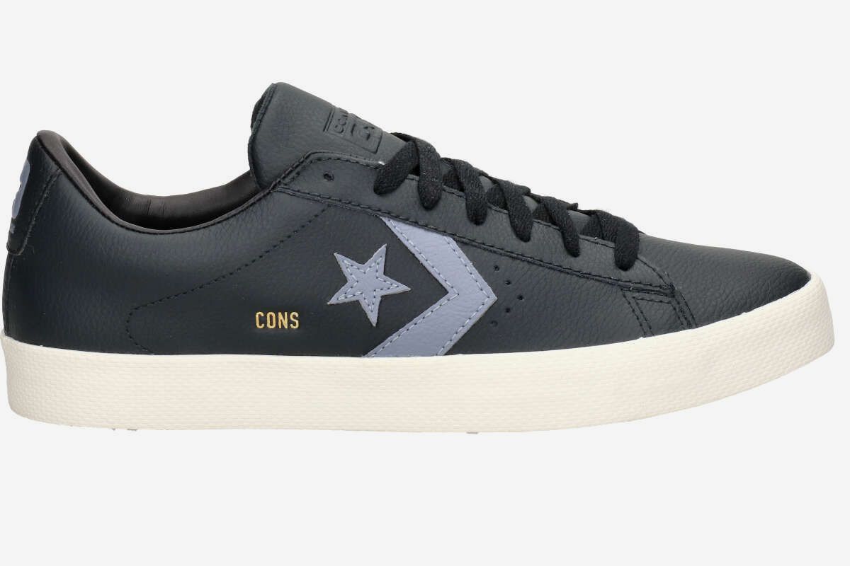 Converse CONS Leather PL Vulc Pro Shoes (black lunar grey egret)