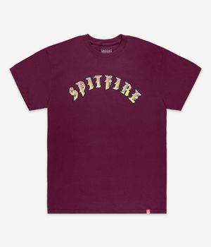 Spitfire Old E Fade Fill Camiseta (maroon)