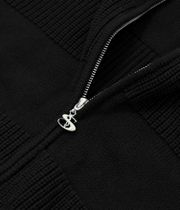 Yardsale Phantasy Knitted Full Zip Sweatshirt (black)
