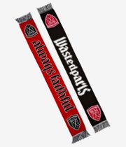 Wasted Paris Rain Football Scarf (red black)