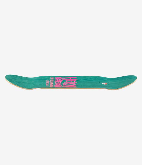 Heroin Skateboards Soft Boiled Bunny Symmetrical 9.125" Planche de skateboard (multi)