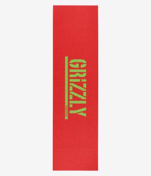 Grizzly Stamped Necessities 9" Papier Grip do Deskorolki (red)