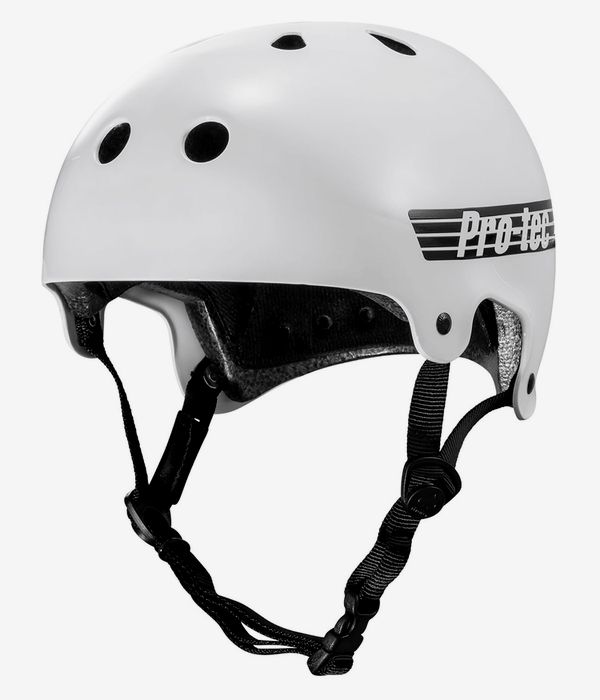 PRO-TEC Old School Kask (gloss white)
