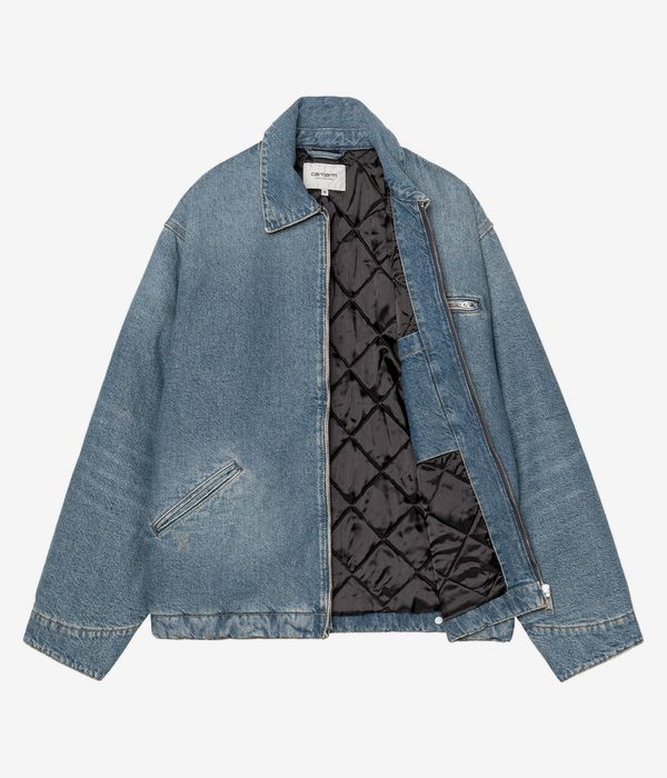 Carhartt WIP OG Detroit Cotton Bradenton Jacke (blue grind wash)