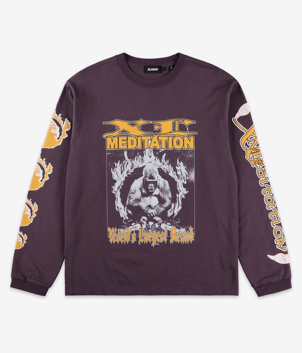 XLarge Meditation Long sleeve (purple)
