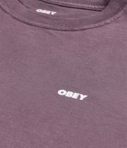 Obey Bold Icon Face T-Shirt (pigment plum perfect)
