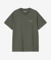 Carhartt WIP Script Embroidery T-shirt (leaf white)