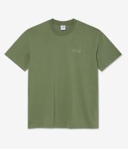 Polar Contrast Stroke Logo T-Shirt (moss green)