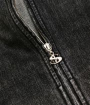 Yardsale Denim Bluza z Kapturem na Zamek (black)