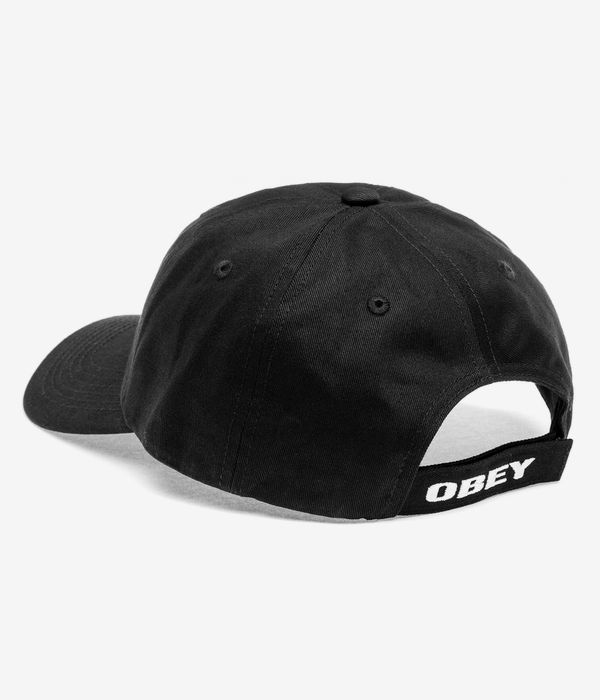 Obey Star 6 Panel Cap (black)