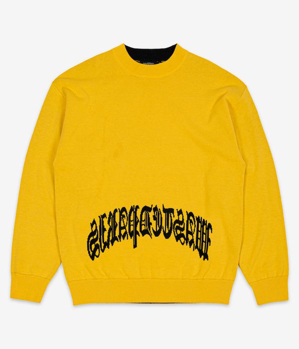 Wasted Paris Reverse Kingdom Sweatshirt (black golden yellow)