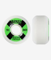 Bones 100's-OG #4 V5 Rouedas (white green) 54mm 100A Pack de 4