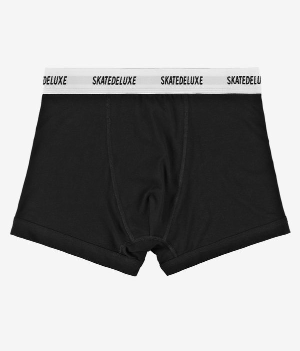 skatedeluxe Trunk Boxershorts (black white) 2er Pack