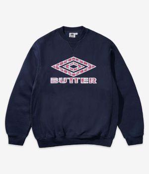 Butter Goods x Umbro Diamond Applique Sweatshirt (navy)
