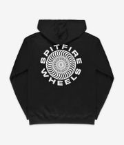 Spitfire Classic '87 Swirl sweat à capuche (black white)