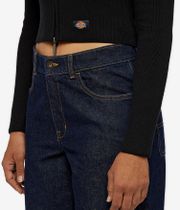Dickies East Helena Rib Zip- Sweatshirt women (black)