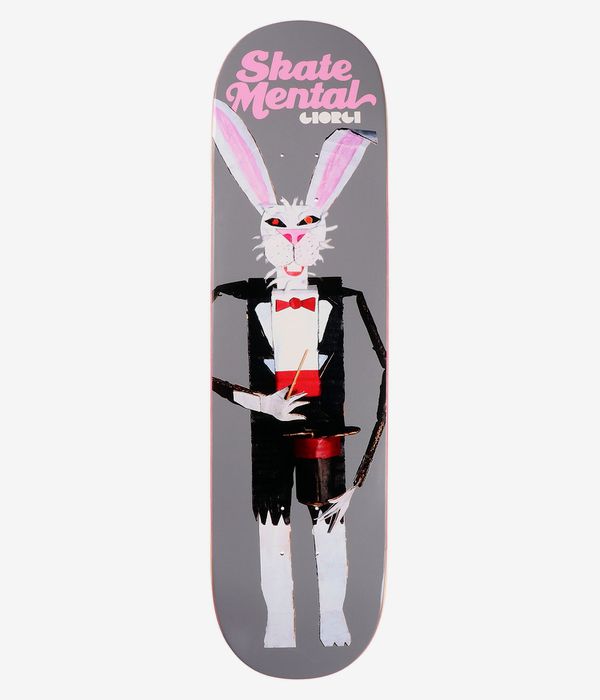 Skate Mental Giorgi Rabbit Doll 8.25" Tabla de skate (pink)
