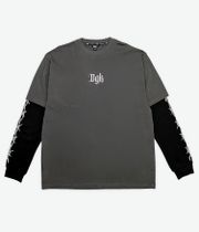 DGK Thorn 2fer Knit Top z Długim Rękawem (washed black)