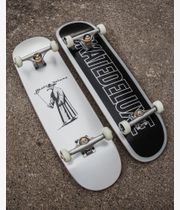 skatedeluxe Outline 8.5" Complete-Skateboard (black silver)