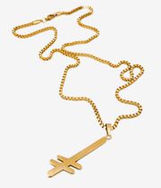 Deathwish Gang Logo necklace (gold)