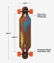 Loaded Icarus Deluxe 38.4" (97,5cm) Complete-Longboard