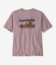 Patagonia 73 Skyline Organic T-Shirt (stormy mauve)