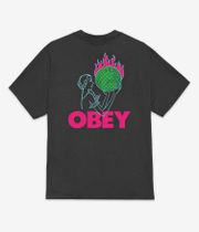 Obey World In Flames T-Shirt (vintage black)