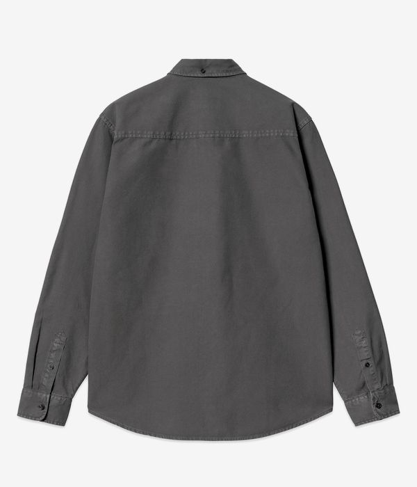 Carhartt WIP Bolton Oxford Hemd (graphite garment dyed)