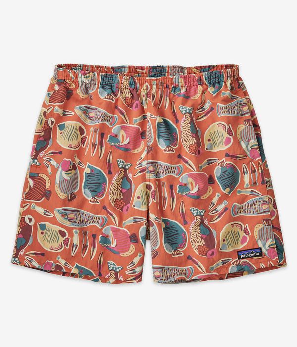 Patagonia Baggies 5" Shorts (wrasse pollinator orange)