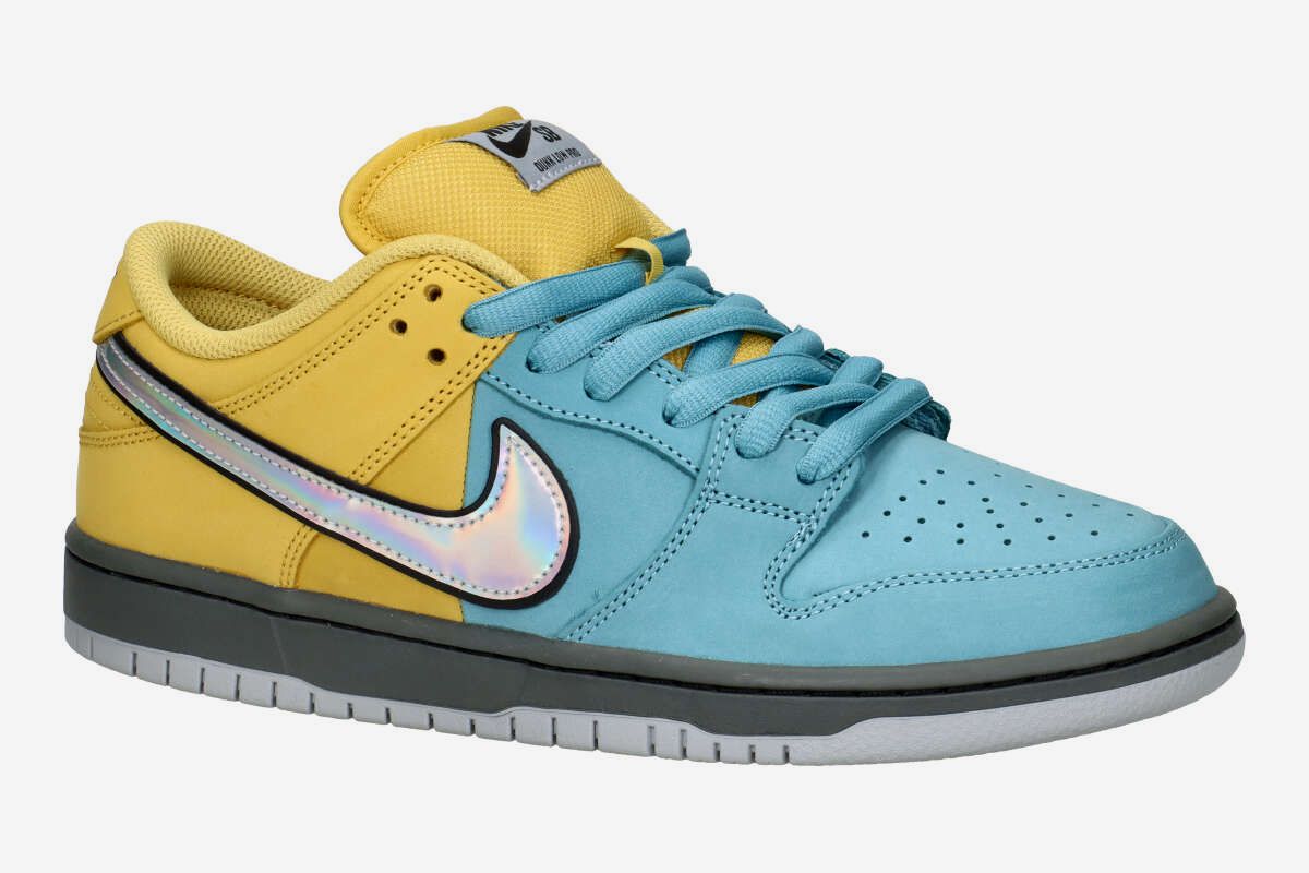 Nike SB Dunk Low Pro Shoes (lightening wolf grey denim tur)