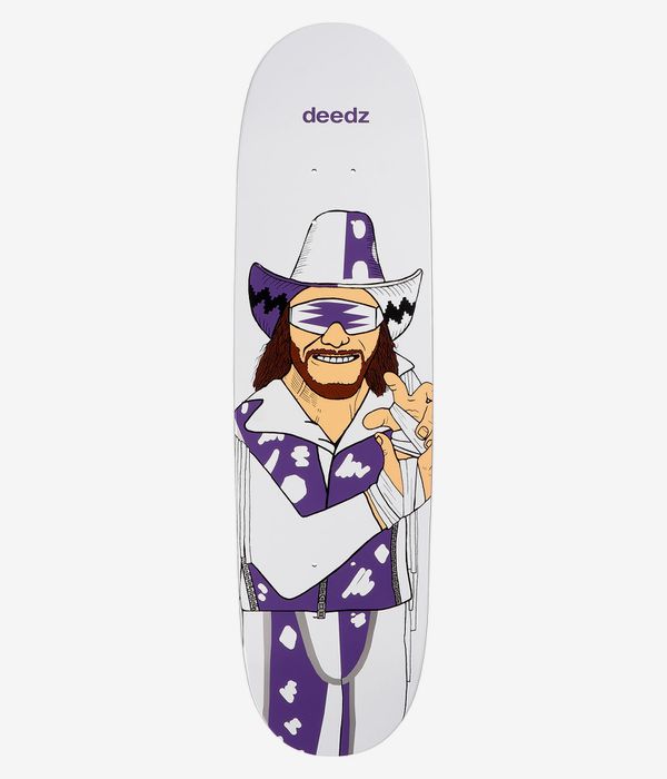 Enjoi Deedz Body Slam 8.375" Planche de skateboard (white purple)