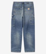 Carhartt WIP Single Knee Pant Pantalons (blue destroy wash splatter)