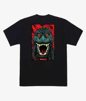 Santa Cruz x Godzilla Destroyer Stripes T-shirt (black)