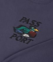 Passport Fast Duck Sweatshirt (dusty blue)