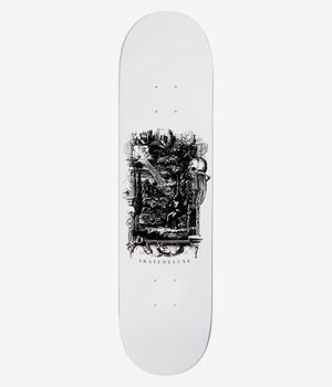 skatedeluxe Skeleton 8" Planche de skateboard (white black)