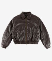 Dime Debossed Wavy Jacket (brown)