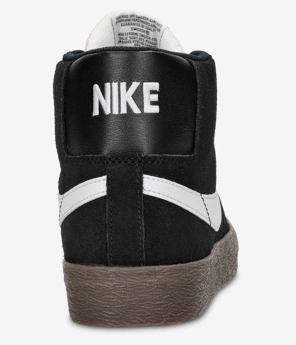 online Nike SB Zoom Blazer Mid Zapatilla (black white sail) | skatedeluxe