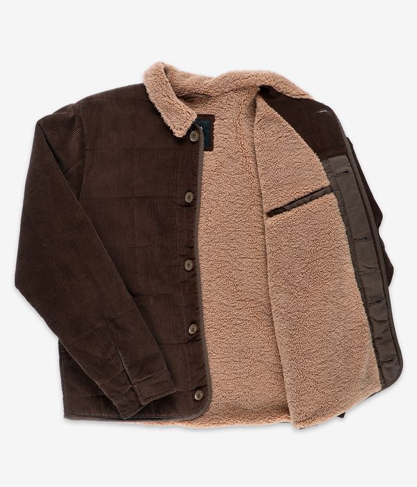 RVCA Surplus Sherpa Puffer Jacke (chocolate)