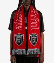 Wasted Paris Rain Football Scarf (red black)