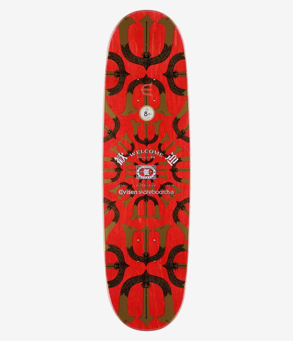 Evisen Welcome E Shape 8.8" Planche de skateboard