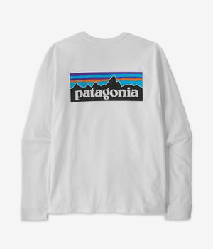 Patagonia P-6 Logo Responsibili Long sleeve (fiber white)