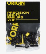 Origin Precision 7/8" Montageset (black yellow) Kreuzschlitz