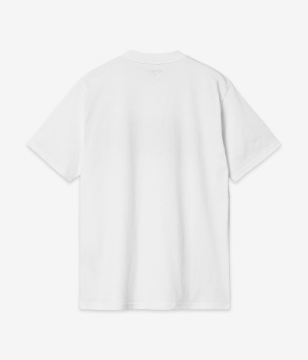 Carhartt WIP Mountain College T-Shirty (white)