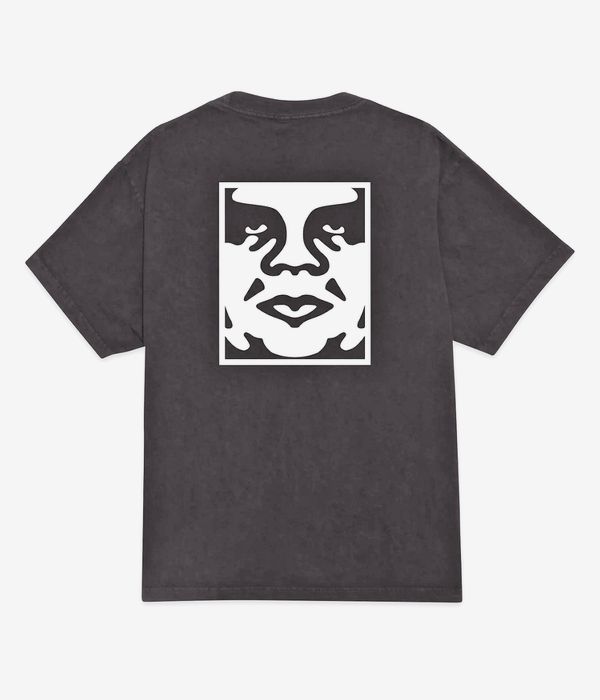 Obey Bold Icon Face T-Shirt (pigment dusty black)