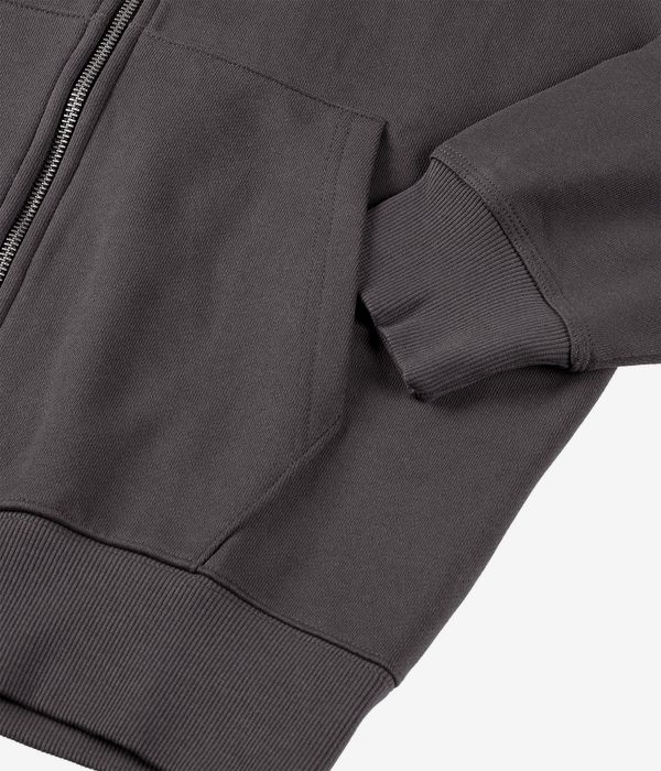 Gramicci One Point Felpa Hoodie con zip (deep brown)